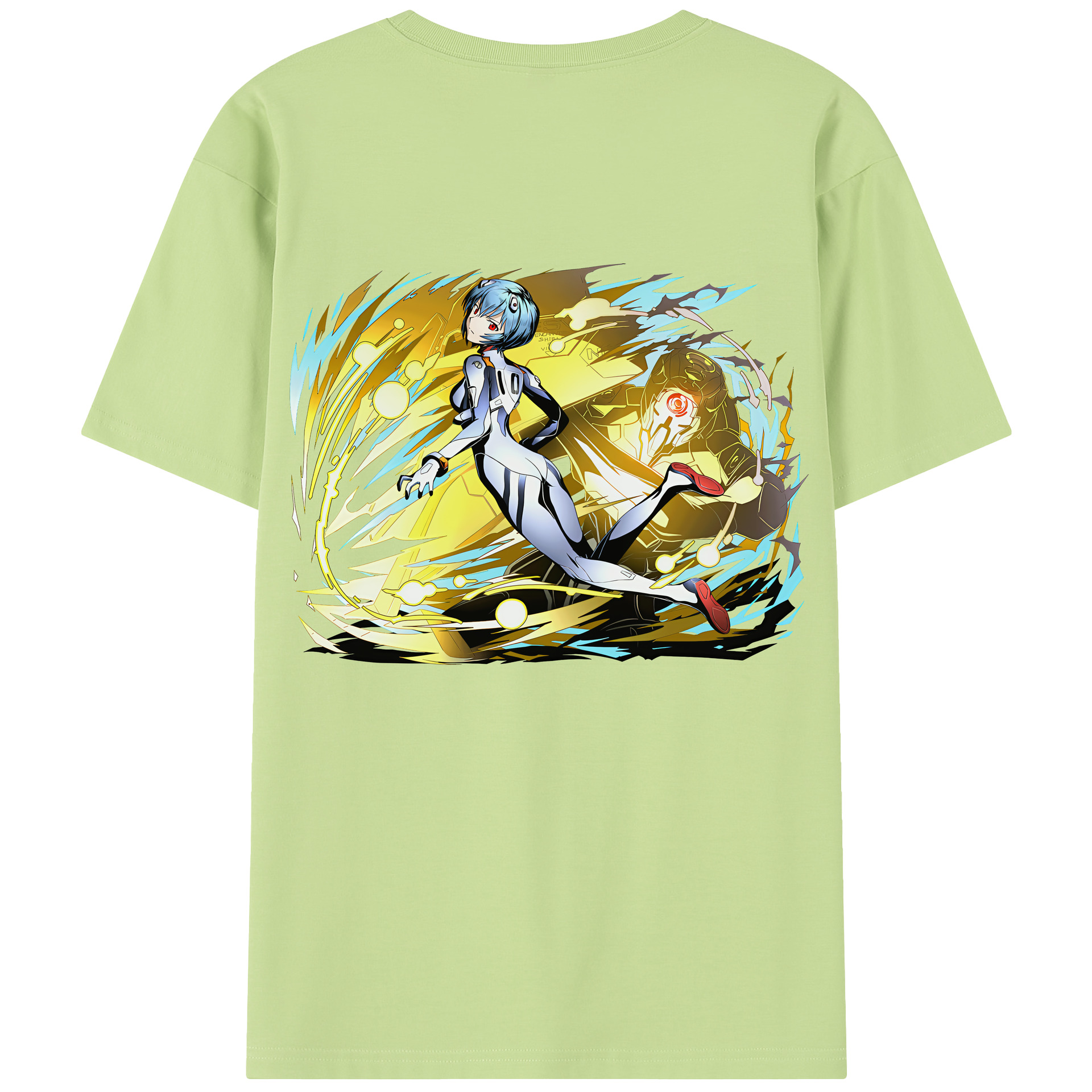 （画像用） EVA 新世紀エヴァンゲリオン 綿100％半袖Tシャツ（背面プリント）